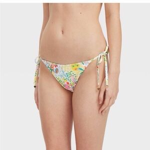 Roller Rabbit Target Reversible Side Tie Bikini Bottom XXS Vacation Print NWT